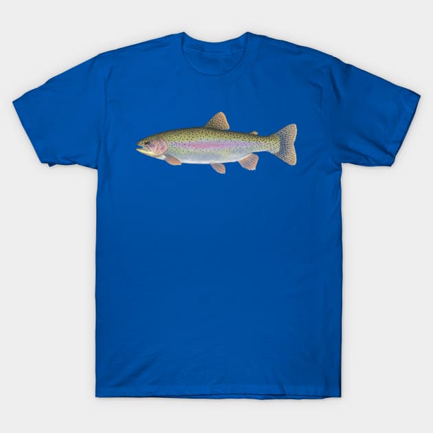 Rainbow Trout T-Shirt by  The best hard hat stickers 